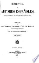 Comedias de Don Pedro Calderón de la Barca