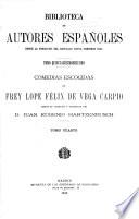 Comedias escogidas de frey Lope Félix de Vega Carpio