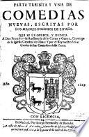 Comedias Escogidas De Los Meiores De España