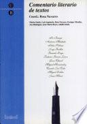 Comentario literario de textos