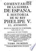 Comentarios de la guerra de España ...