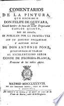 Comentarios de la pintura, que escribio don Felipe de Guevara