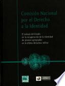 Comisión Nacional por el Derecho a la Identidad