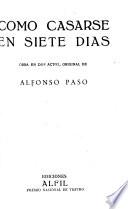 Como casarse en siete días