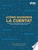 ¿Cómo dividimos la cuenta?