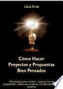como hacer proyectos y propuestas bien pensados