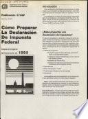 Cómo preparar la declaración de impuesto federal