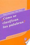 Como Se Clasifican Las Palabras?