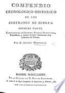 Compendio cronologico-historico de los Soberanos de Europa