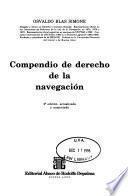 Compendio de derecho de la navegación