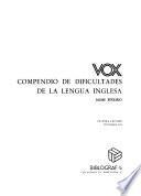 Compendio de dificultades de la lengua inglesa