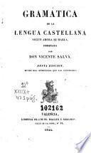 Compendio de la gramática castellana segun ahora se habla