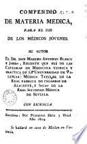 Compendio de materia médica