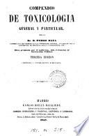 Compendio de toxicología general y particular