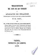Compendio del arte de los vendajes y aparatos de curación