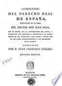 Compendio del derecho real de España