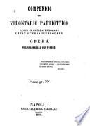 Compendio del volontario patriottico tanto in guerra regolare che in guerra irregolare