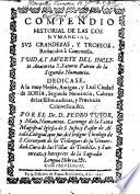 Compendio historial de las dos Numancias, sus grandezas, y trofeos, reducidos à concordia