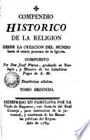 Compendio historico de la religion