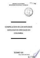 Compilación de los estudios geológicos oficiales en Colombia