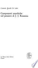 Componenti anarchiche nel pensiero di J.-J. Rousseau