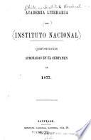 Composiciones aprobadas en el certamen de 1877