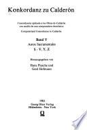 Computerized concordance to Calderón