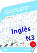 Comunicación en lenguas extranjeras (Inglés) N3