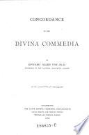 Concordance of the Divina Commedia