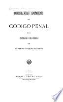Concordancias i anotaciones del Código penal de la República O. del Uruguai