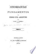 Concordancias y fundamentos del Código civil argentino