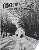Concrete Highways and Public Improvements Magazine