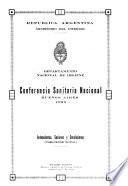 Conferencia sanitaria nacional, Buenos Aires, 1923