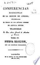 Conferencias eclesiásticas de la Diócesis de Angers: 1833 (VIII, 500 p.)