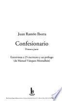 Confesionario: Entrevistas a 25 escritores (y un prólogo de Manuel Vázquez Montalbán)