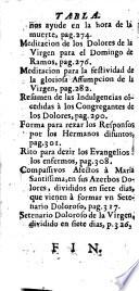 Congregante y siervo perfecto de la Santissima Virgen de los Dolores