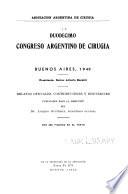 Congreso Argentino de Cirugía. 1940