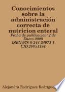 Conocimientos sobre la administraci—n correcta de nutricion enteral