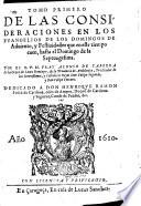 Consideraciones En Los Evangelios De Los Domingos De Adviento, y Festividades que en este tiempo caen, hasta el Domingo de la Septuagesima