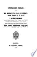 Consideraciones Generales Sobre La Organizacion Militar Y Sistema Defensivo De Los Estados