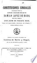 Constituciones sinodales
