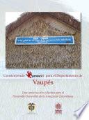 Construyendo agenda 21 para el departamento de Vaupés: una construcción colectiva para el desarrollo sostenible de la Amazonia Colombiana.