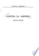 Contra la amnesia