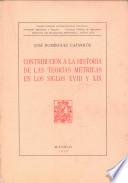 Contribución a la historia de las teorías métricas en los siglos XVIII y XIX