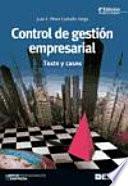 Libro Control de gestión empresarial