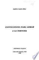 Convicciones para armar a la ternura