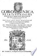 Coronica de la ilustrissima milicia y sagrada religion de San Juan Bautista de Jerusalem