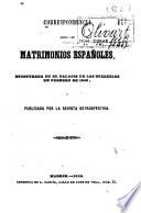 Correspondencia sobre los matrimonios españoles