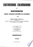 Costeñismos colombianos