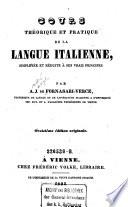 Cours theorique et pratique de la langue italienne ... 3. ed. orig
